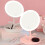 1Pc Pink LED Touch Makeup Mirror ABS Desktop Beauty Mirror for Home 6