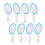 8St Mini Whiteboards Van Schuimplastic Voor Handmatige Scores 11