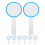 8St Mini Whiteboards Van Schuimplastic Voor Handmatige Scores 9