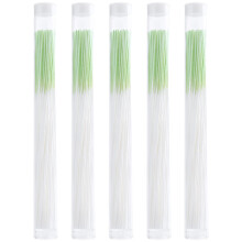 350Pcs Green Cotton Piercing Floss Ear Hole Cleaning Tool Portable Use