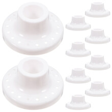 Pen Organizer For Desk Pen Holder Plastic White 10pcs