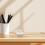Pen Organizer For Desk Pen Holder Plastic White 10pcs 4