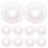 Pen Organizer For Desk Pen Holder Plastic White 10pcs 10
