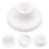 Pen Organizer For Desk Pen Holder Plastic White 10pcs 11