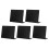 5Pcs Mini Black Chalkboard Table Signs PVC Desktop Message Boards 2