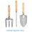 Worgeous Weeding Rake Tool Silver 5pcs 3.5x10.4in 9
