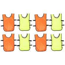 Raindrops Training Soccer Vests Open Sides For Ventilation 8pcs