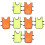 Raindrops Training Soccer Vests Open Sides For Ventilation 8pcs 4
