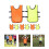 Raindrops Training Soccer Vests Open Sides For Ventilation 8pcs 3