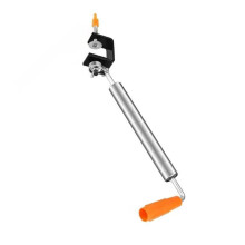 Stainless Steel Rolling Pin for Baking with 360 Rotating Handle, Easy Clean Dough Roller for Pizza, Pasta, Dumplings