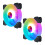 Masteelf  2 Pcs Rgb Fan Hydraulic Bearing Practical Computer 8
