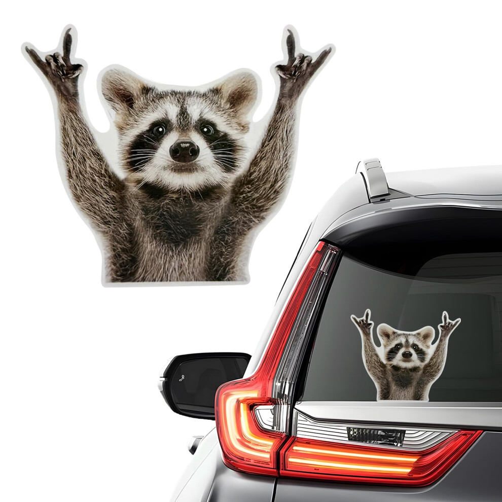 Funny Raccoon Car Sticker Waterproof Vinyl Decal For Window Bumper Laptop Wall 5In 9053599983729