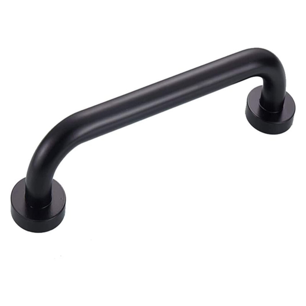 Black Aluminum Grab Bars with NonSlip Safety Support for Bathroom and Shower Rails for Elderly