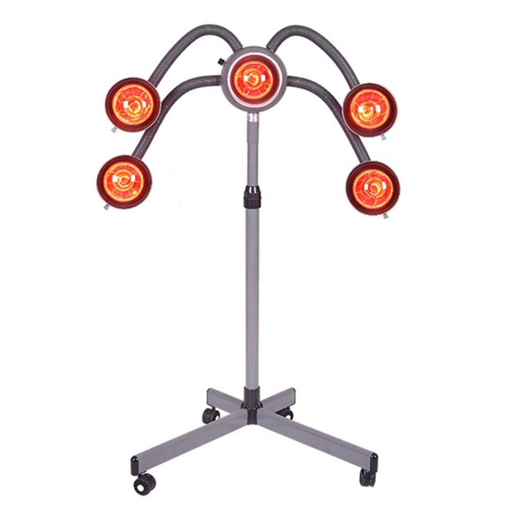 Infrared Hair Dryer 750W Adjustable Height Salon Heat Lamp with Timer for Faster Color Processing