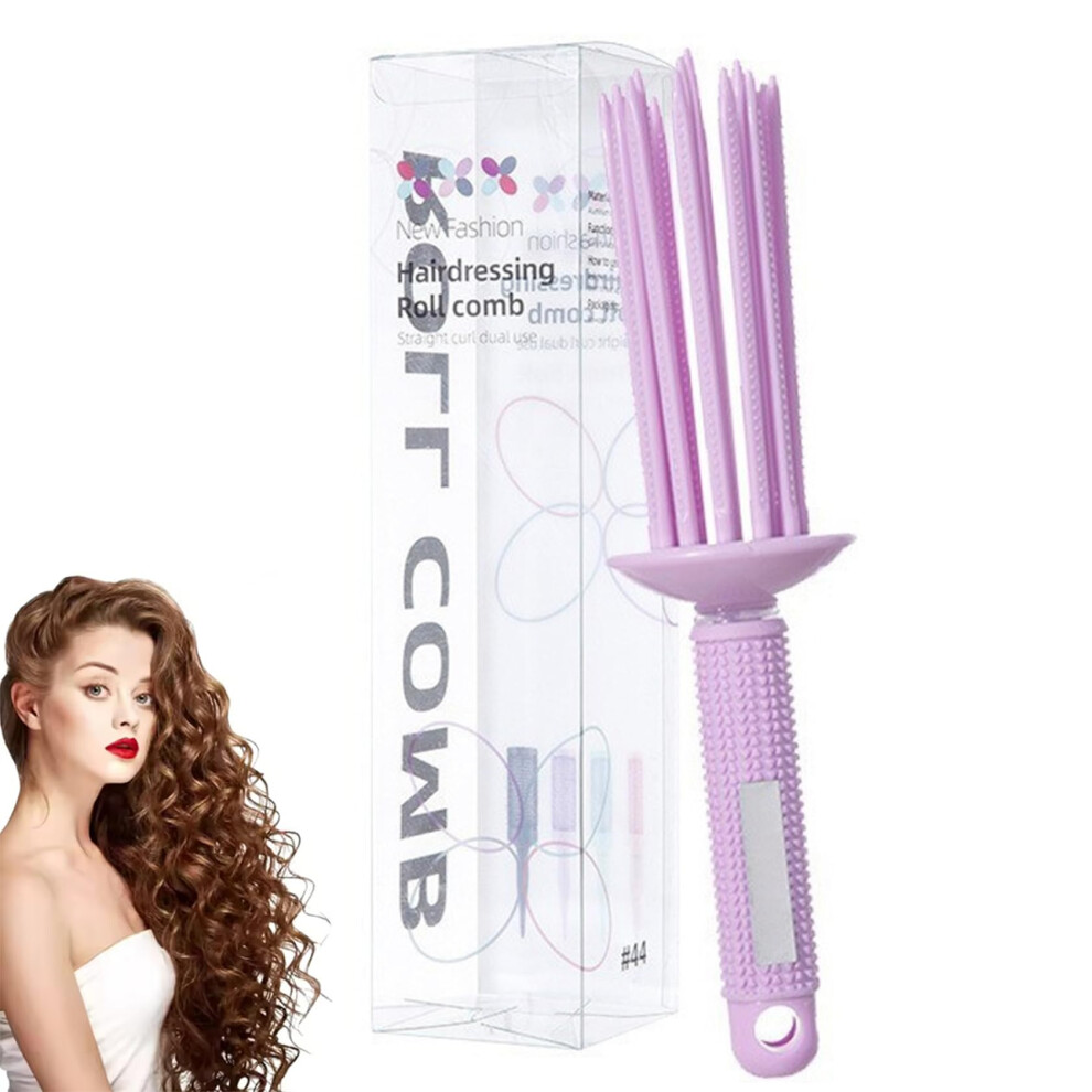 Unisex Curly Hair Comb With Ergonomic Nonslip Grip For Natural Volume Boost And Curl Enhancing Styling