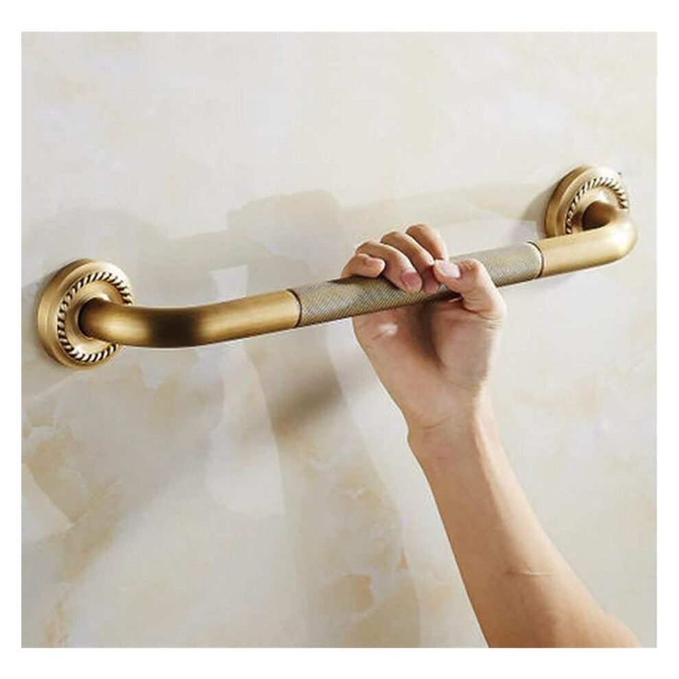Bathroom Grab Bar Copper Wall Mounted Handrail Non Slip Safety Rail for Elderly and Children