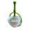 Large Plastic Salad Spinner with Colander for Fast Leaf Drying and Foldable Handle Design 1