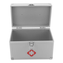 Large Capacity Lockable First Aid Kit Medicine Storage Box with Handle for Home Emergency