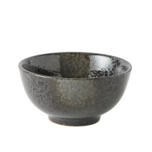 10pcs Vintage Japanese Ceramic Ramen Bowls Stoneware Rice and Soup Bowls with Outer Patterns