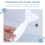 Refrigerator Ice Shovel Set with Ergonomic Grip, MultiSize ABS Fridge Frost Removal Tools 5