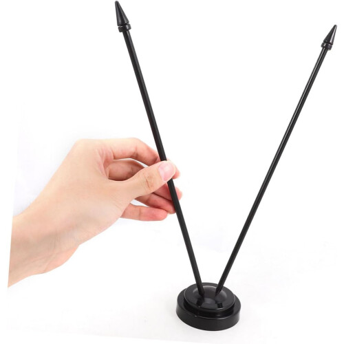 4pcs Mini Desk Flagpole Kit with Durable Solid Base for Office Display and Conference Tables 2