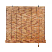 Bamboo Roll Up Blinds Waterproof Outdoor Shades Privacy Protection Adjustable Patio Window Curtain