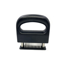 Stainless Steel Meat Tenderizer with 48 Blades, Spring Loaded Steak Tenderizer Tool for Fast Flavor Infusion