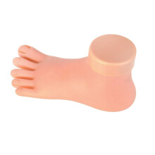 Realistic Nail Art Practice Foot Model for Beginners Pedicure Training Mannequin with Lifelike Texture