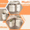 2.5 Gallon Kitchen Compost Bin with OdorBlocking Lid, Hanging Countertop Food Waste Container 5