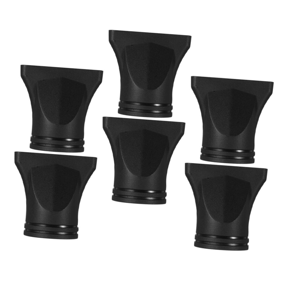 6pcs Universal Hair Dryer Concentrator Nozzle Attachments Heat Resistant for Salon Styling