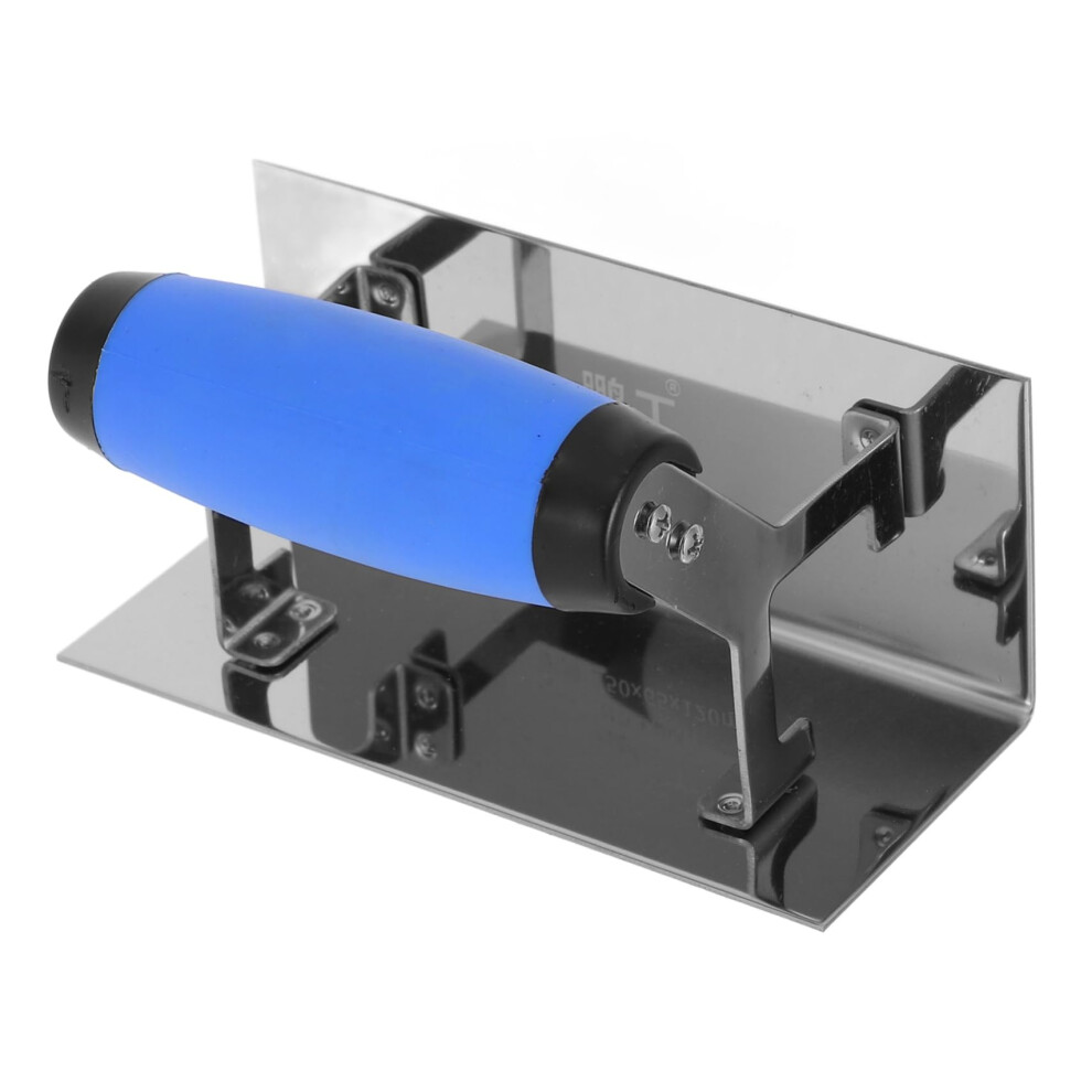 Stainless Steel Corner Trowel For Plastering And Drywall With Ergonomic Grip Smooth Finishing 15.3X12cm 9455672640930