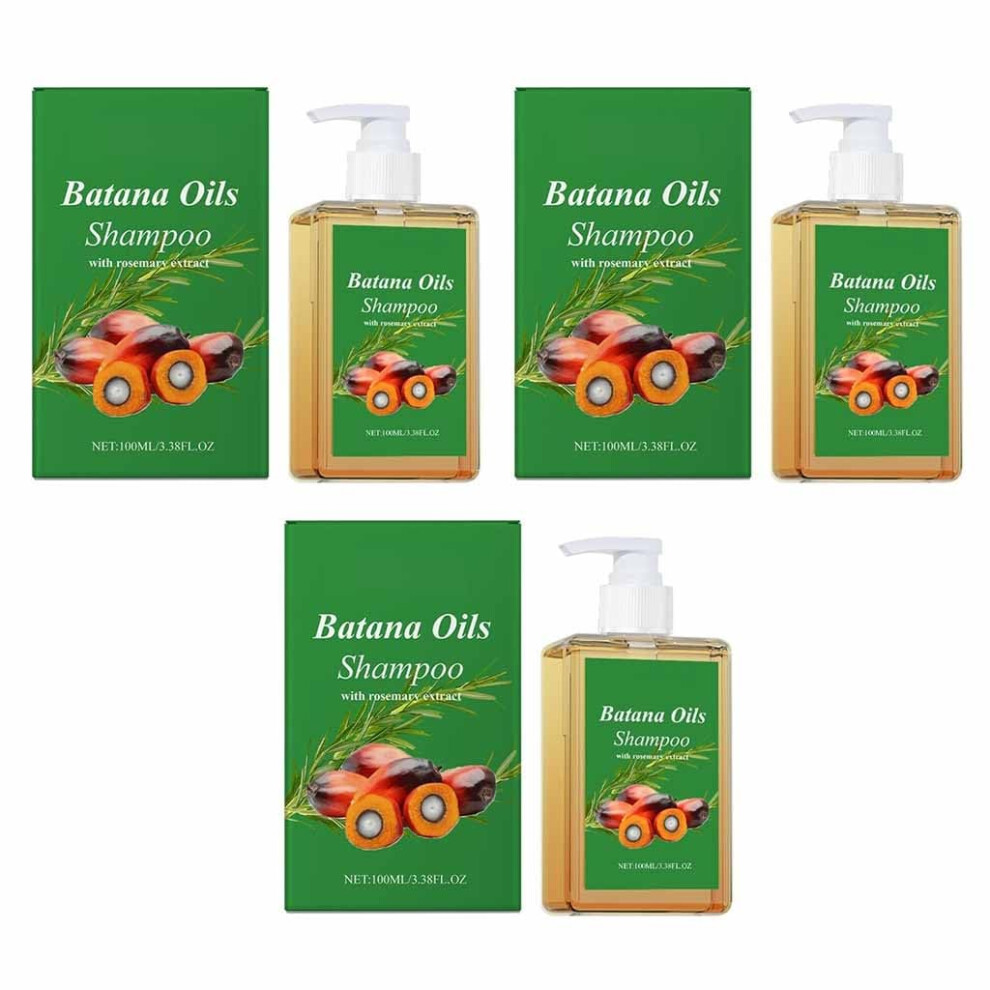 Moisturizing Shampoo for Dry Damaged Hair with Deep Hydration and Frizz Control, 3PCS