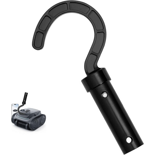 700 Grey Pool Vacuum Hook for Inground Pools, Universal Cleaner Attachment, Durable 2