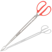 Heavy Duty Stainless Steel Fireplace Tongs for Firewood and Charcoal BBQ MultiPurpose Use