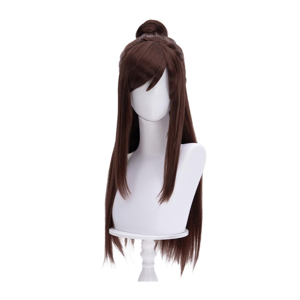 Unisex Ema Skye Cosplay Wig Heatresistant Synthetic Fiber With Wig Cap For Halloween And Anime Party