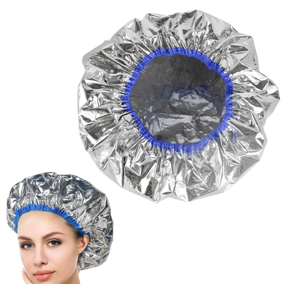 Deep Conditioning Hair Cap with Heat Retention, Reusable Foil Design for Salon Hair Treatment