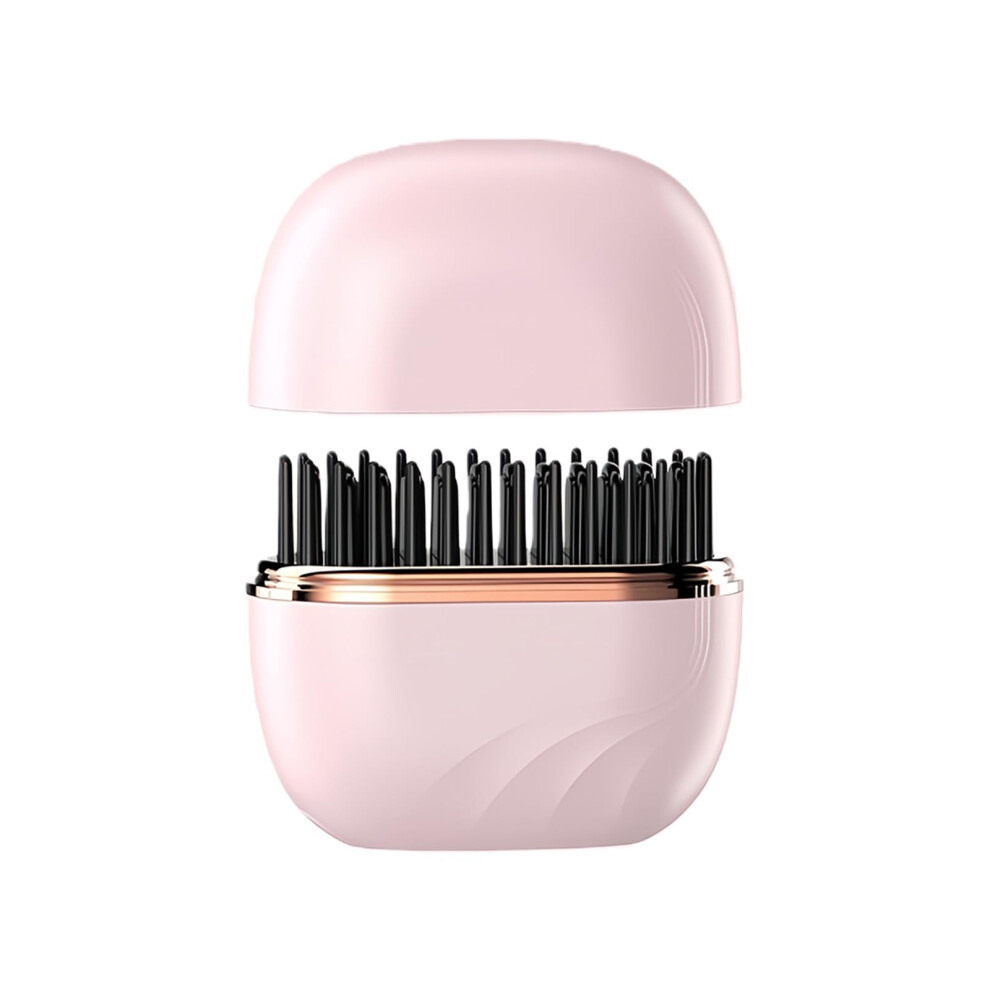 Cordless Hair Straightener Brush 2in1 Hot Comb, Fast Heating, 3 Heat Settings, Travel Friendly