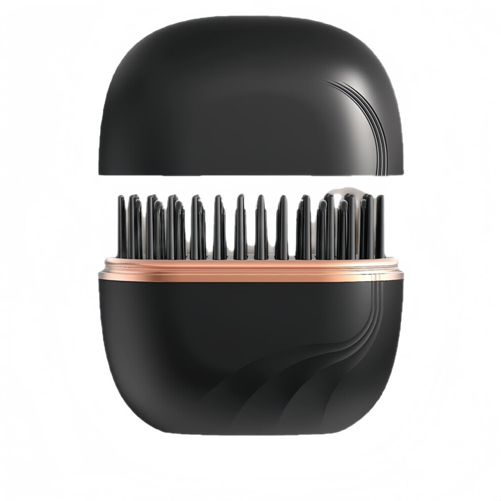 Mini Hair Straightener Brush 3in1 Styling Tool Rechargeable Travel Fast Heat AntiScald Design