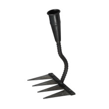 Heavy Duty Garden Rake for Efficient Soil Loosening, Weed Removal and Lawn Care