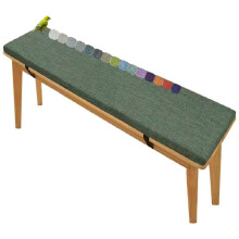 Outdoor Bench Cushion Waterproof NonSlip 2 Seater Garden Swing Chair Pad Dark Gray 170x40cm