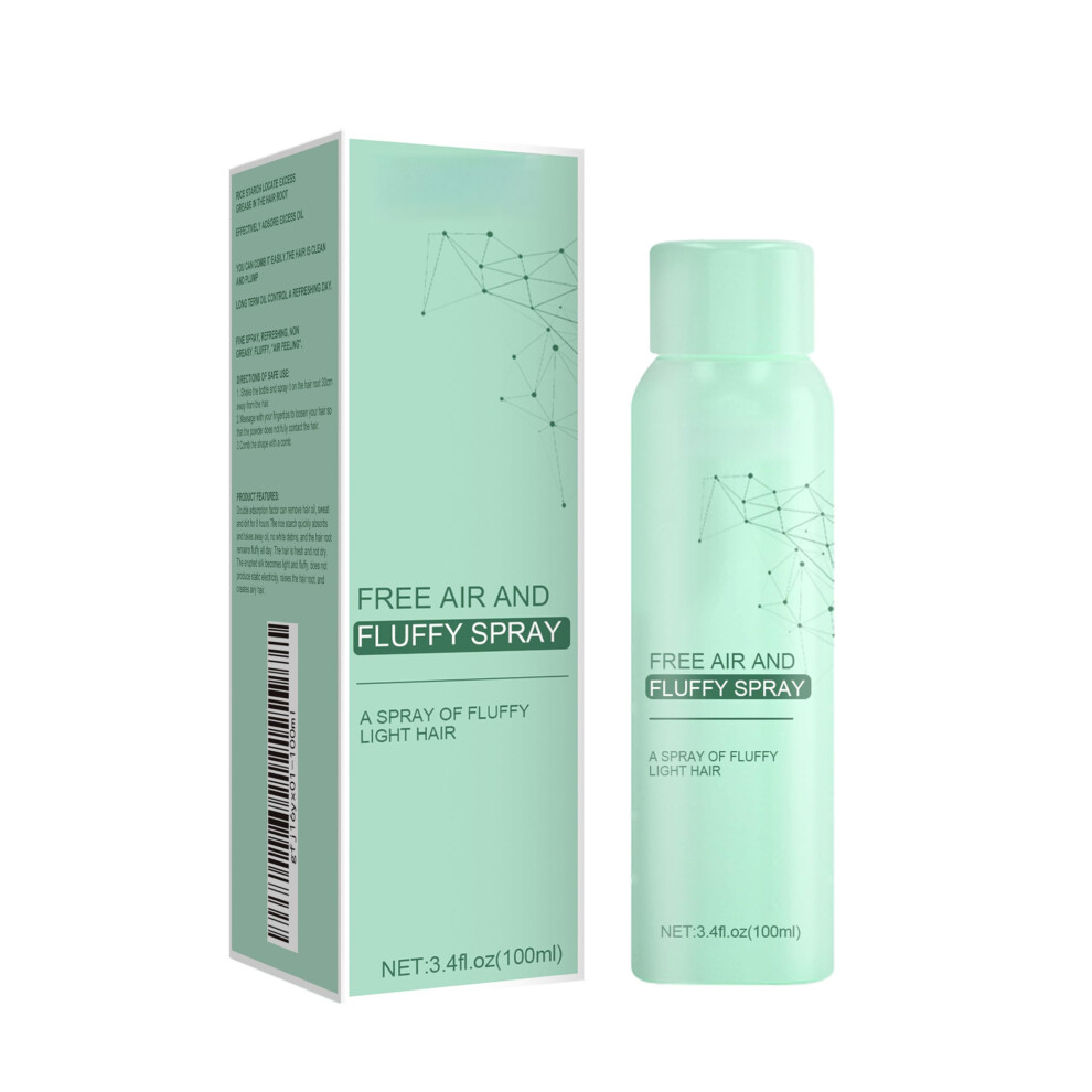 Dry Shampoo Spray for Oily Hair with Instant Oil Absorption and Volumizing NoWash Refresh