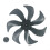 Fan Blade Replacement Waterproof Silent Cooling 7Blade Ceiling and Floor Fan Easy Install 1