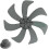 Fan Blade Replacement Waterproof Silent Cooling 7Blade Ceiling and Floor Fan Easy Install 3