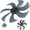 Fan Blade Replacement Waterproof Silent Cooling 7Blade Ceiling and Floor Fan Easy Install 5