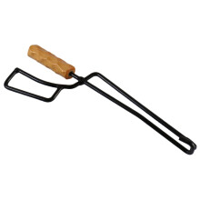 Fireplace Tongs Long Handle Heat Resistant Ergonomic Grip for Fire Pit BBQ and Camping
