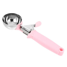 Stainless Steel Ice Cream Scoop with Ergonomic Comfort Grip for Gelato Fruit and Desserts