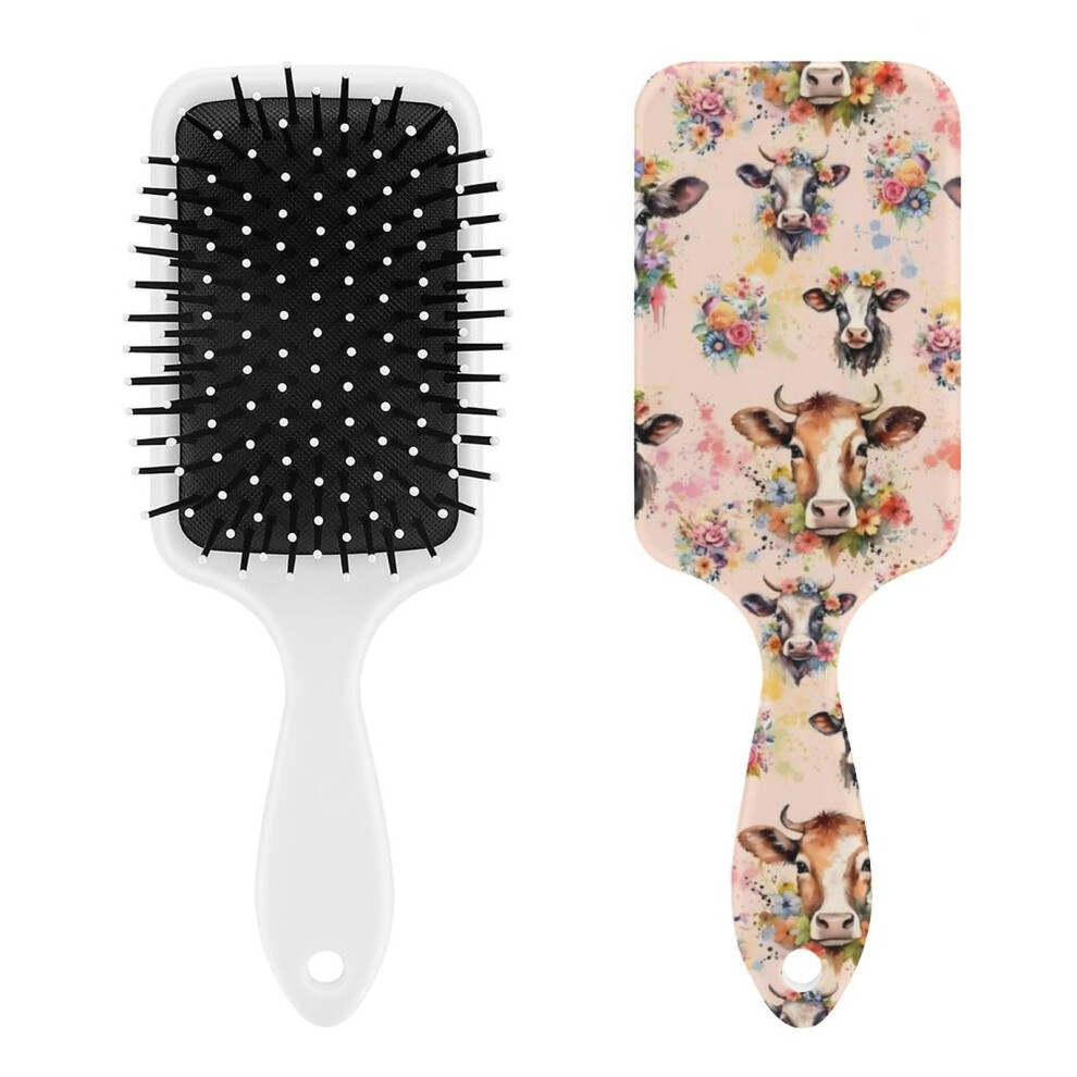 Hair Brush for Women with Soft Bristles, Air Cushion Detangling, Anti Static for Wet and Dry Hair