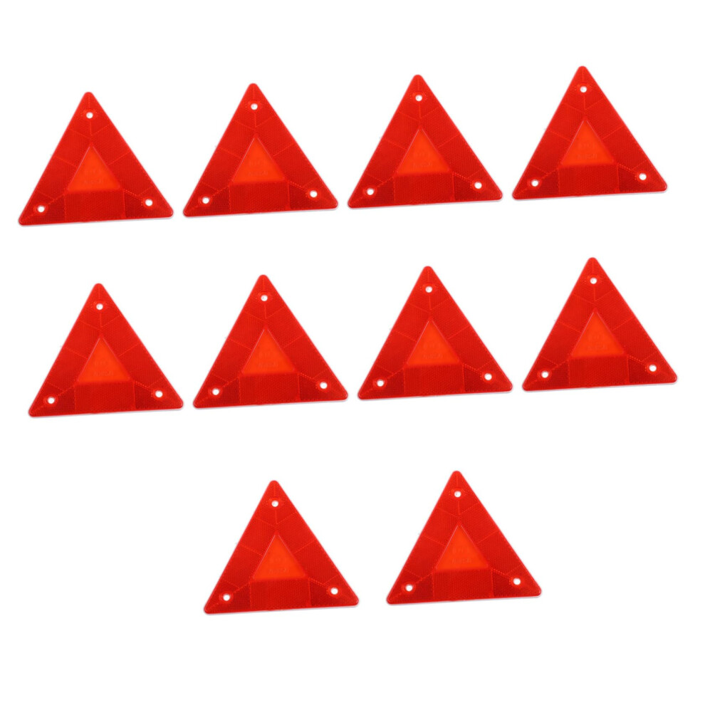 Emergency Triangle Reflector 10Pack Visibility Car Safety Warning Triangles For Trucks 9070919700682