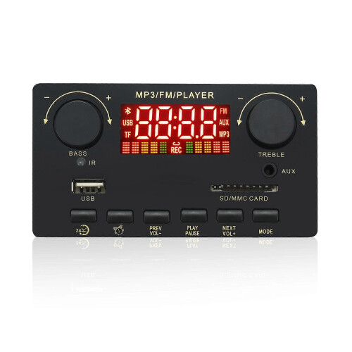 (As show, One size) Bluetooth-compatible Decoder Lossless MP3/WMA/WAV/APE/FLAC Decoder Board 2