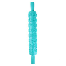 Embossing Rolling Pin with Beautiful Patterns for Cookies Pastries Baking and Crafting